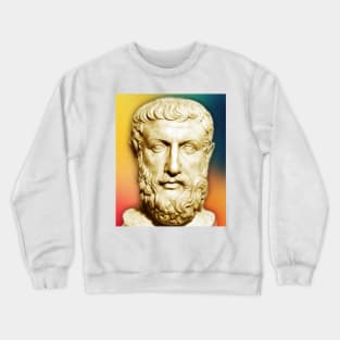 Parmenides of Elea Portrait | Parmenides of Elea Artwork 2 Crewneck Sweatshirt